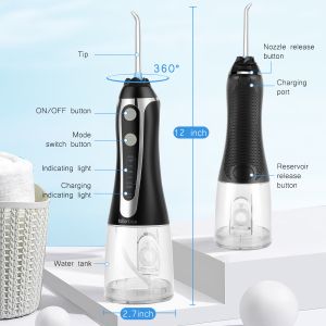 5 Working Modes High Frequency Pulse Electric Water Flosser