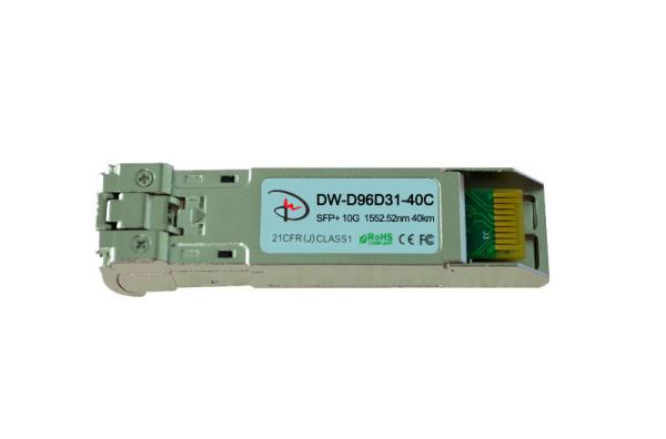 Buy cheap SFP+ DWDM 40KM,10G, 1552.52nm, Optic Module / Transceiver compatible with Cisco equipment from wholesalers