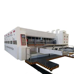 Cardboard Flexo Printing And Die Cutting Machine Low Noise