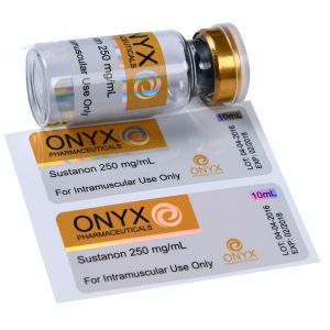 Buy cheap Free Design Custom Bodybuilding SUS 250 Injectable Anabolic Vial Labels Boxes UV Glossy PVC PP Holographic Adhesive Sticker from wholesalers