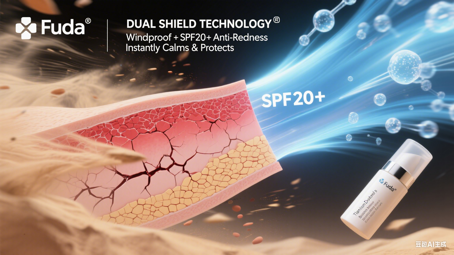 Buy cheap Wind-drying protection lotion SPF20+, windproof and anti-redness tested. from wholesalers