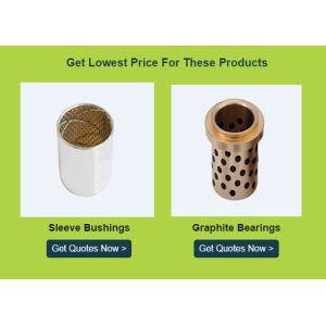 Buy cheap Professional Fluid Solenoid Valve Bushings , Slef Lubricating Steel Bushing from wholesalers