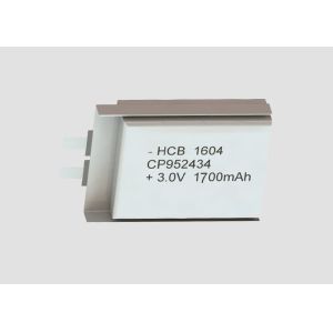 Buy cheap 1700mAh Li-MnO2 Pouch Battery 3V Non Rechargeable Long Shelf Life for Aerospace applications from wholesalers