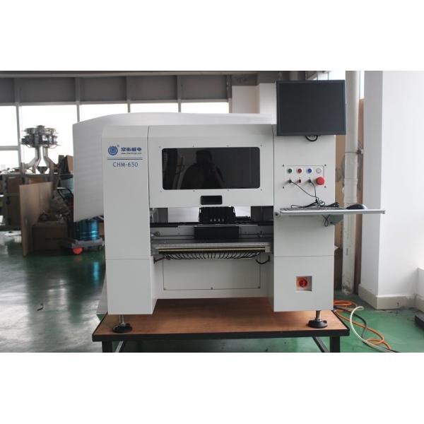 Buy cheap PCB Conveyor 4 Heads Desktop SMT Pick and Place Machine CHM-650, Auto Nozzle Change from wholesalers