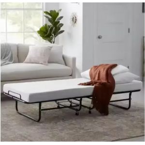 Mail Packing Included Easy Assembly Folding Metal Bed Frame