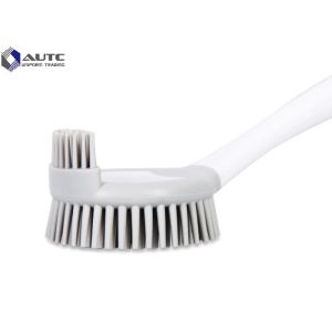 Buy cheap Double Side Kitchen Cleaning Brush , Grey Cleaning Brush With Plastic Hand TPR Head from wholesalers
