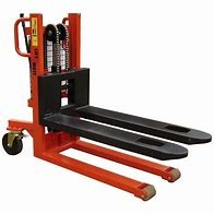 Buy cheap Manual Stacker Portable 1500Kg Capacity Hand Hydraulic Stacker Truck from wholesalers