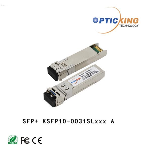 Buy cheap 1310nm SFP+ 10G 10km SMF Transceiver Hot Pluggable 3.3V from wholesalers