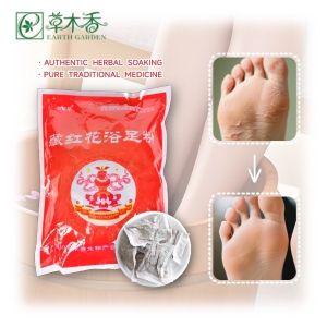 China Premium Saffron Foot Soak Bags Sleep Aid And Aromatherapy Herbal Foot Soaking Bag on sale