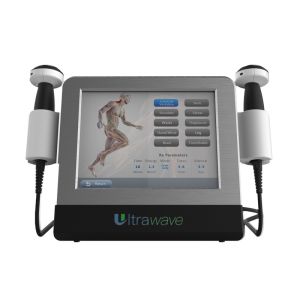 Buy cheap Double Wave 10MHZ Physiotherapy Shockwave Machine Double Channels Ultrasound Launched from wholesalers