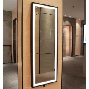 Buy cheap Wooden Frame Full Length Illuminated Mirror Custom Adjustable Lighting from wholesalers