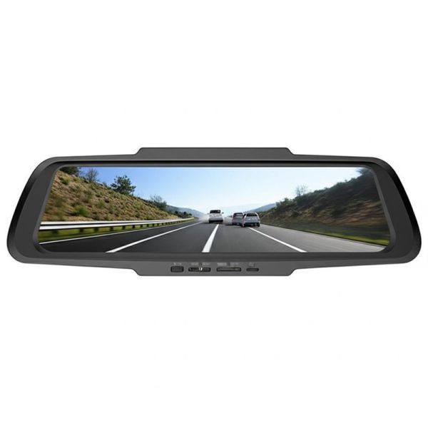 Night Vision Enabled Car Digital Rear View Mirror Featuring Gps and Loop