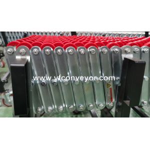 Buy cheap Flexible Plastic Expandable Gravity Skate Wheel  Roller Conveyor from wholesalers