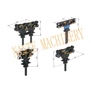 Buy cheap HFP56 Copper Conductor Rail Current Collector / Collector for 4 poles Powerail from wholesalers