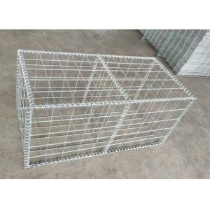 Buy cheap Flood Barrier Fence 6mm Welded Gabion Box Square Hole Galvanized from wholesalers