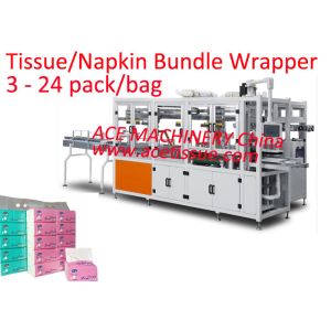 Buy cheap Auto Wrap Facial Tissue Packing Machine 25Pack/Minute Fault Tracked With Monitoring System from wholesalers