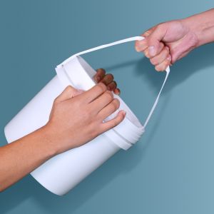 UMETASS 3 Liters Plastic Pail Container With Handle And Lid The Perfect Paint