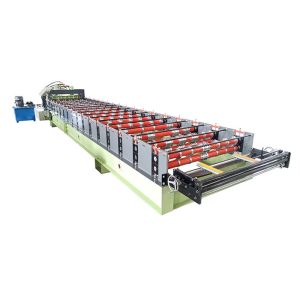 Buy cheap Automatic High Speed Glazed Tile Roll Forming Machine Roof Tile Working from wholesalers