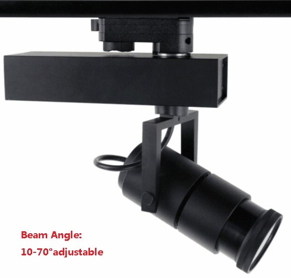 Buy cheap 20W cree led track lamps beam angle adjustable 2 wire 3 wire adapter 5 years warranty from wholesalers