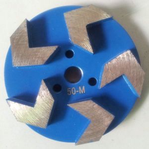 Buy cheap 100mm 125mm Concrete Grinding Disc / Disk  Grit 180 With Arrow Shaped Cutter Head from wholesalers