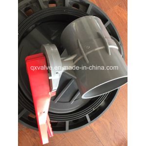 Buy cheap 3/4"-8" Socket Type Plastic PVC Check Valve for Water Industrial Usage in Black Color from wholesalers
