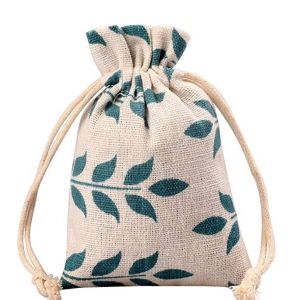 Buy cheap Breathable Muslin Drawstring Pouches , Burlap Reusable Bags Wedding Party Applied from wholesalers