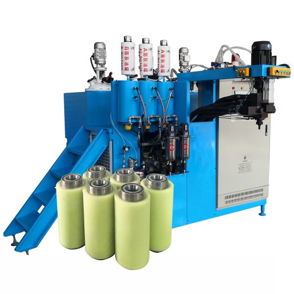 Urethane Wire Guide Rollers Coating Machine Elastomer Polyurethane Casting