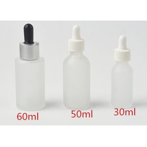 Buy cheap Durable Cosmetic Jars Bottles Frosted Glass Packaging With Childproof Cap from wholesalers