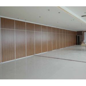 4m Height Operable Acoustic Sliding Partition Walls MDF Board + Aluminium