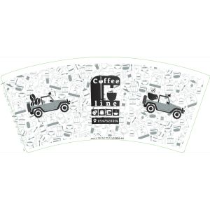 Buy cheap 145gsm 160gsm PE Coated Paper Cup Fan Recyclable Customized Logo from wholesalers