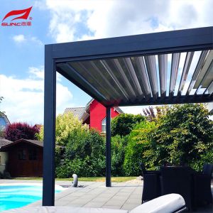Extruded Garden Building Waterproof Pergola Easily Assembled