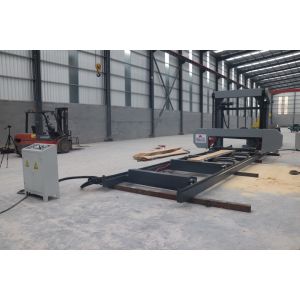 Horizontal Wood Portable Band Saw Sawmill Log Sawing Machine