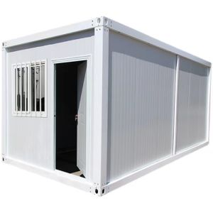 Flat Pack Container House-Office Prefab Container With PVC Sliding Window