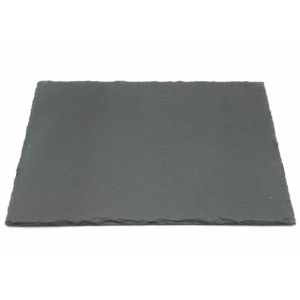 Buy cheap Rough Edges Slate Cheese Cutting Board Rectangular Shape 30cm x 20cm With Pads from wholesalers