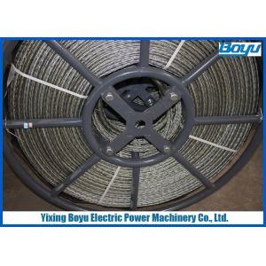 Buy cheap Anti twisting Braided Steel Wire Rope Conductor Stringing Rope 12 Strands 6 Squares 18mm from wholesalers