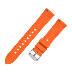 ROHS Quick Release 20mm Silicone Rubber Smart Watch Strap