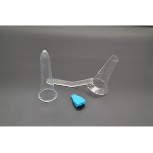 Buy cheap Clear Medical Disposable Anal Speculum Scope With Light Source from wholesalers