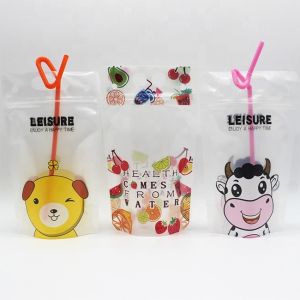 Buy cheap Transparent ISO9001 Liquid Spout Pouch 100 Microns ziplockk Drink Pouches from wholesalers