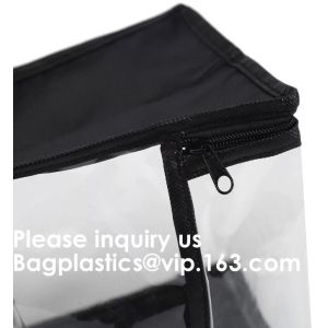 PVC Tote Bag Interior Mesh Reinforced Double-Stitched Handle Storage Bags hold