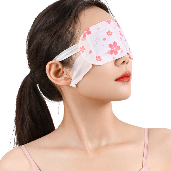 Quality Custom Logo Steam Eye Mask Mint Green Tea Sleep Hot Sleeping for sale