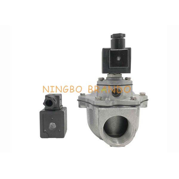 AC 110V DC 12V 1 1/2" DN40 SCG353A047 Threaded Port NBR Diaphragm Power Pulse