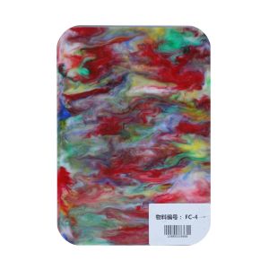 Sawed Drilled 4ft × 8ft Painting Oil Paint Pattern Acrylic Sheet