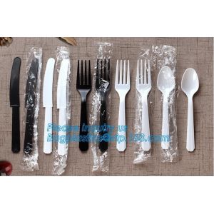 Buy cheap Kids plastic cultery set made from biodegradable corn-starch,Hot-selling Cheap Plastic Cultery Sets 6 PS Disposable Pla from wholesalers