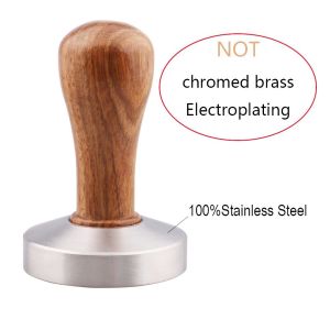 Buy cheap 58mm Espresso Machine Tamper Wood Handle Pressing Coffee Powder from wholesalers