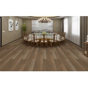Buy cheap GKBM FT-W29135-1 1220mm Anti-slip Wear Resistance Brown Oak Splicing Wood Grain Stone Vinyl Composite Click SPC Flooring from wholesalers