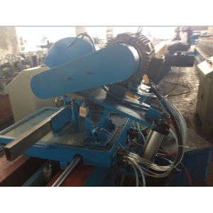 Buy cheap Rain Spout PLC Control Downspout Pipe Roll Forming Machine With Single Chain Drive from wholesalers