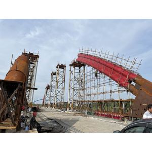Buy cheap Customizable Steel Arch Bridge Heavy Load Long Span from wholesalers
