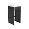 Buy cheap Stackable Height 700mm Depth 400mm Modern Wicker Bar Stools Durable from wholesalers