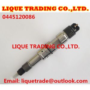 Buy cheap BOSCH 0 445 120 086 Genuine New Common rail injector 0445120086 , 0445120265 for WEICHAI WP12 612630090001 from wholesalers