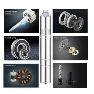 Buy cheap burshless dc submersible solar water pump for agriculture with intelligent controller solar powered from wholesalers